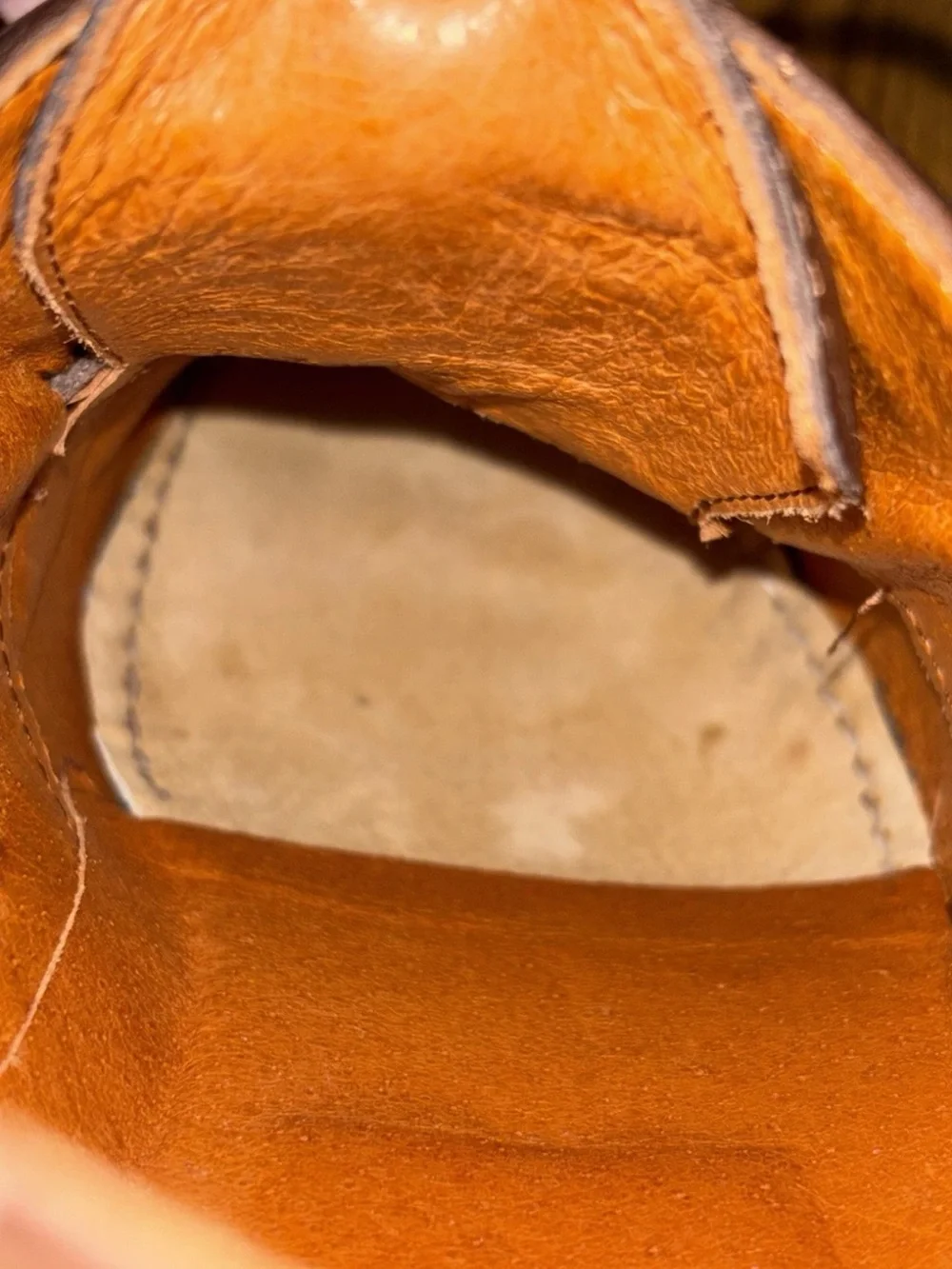 Italian Gianfranco Cenci Luxury Brown Wingtip Size 43 US 9.5 Handcrafted Leather